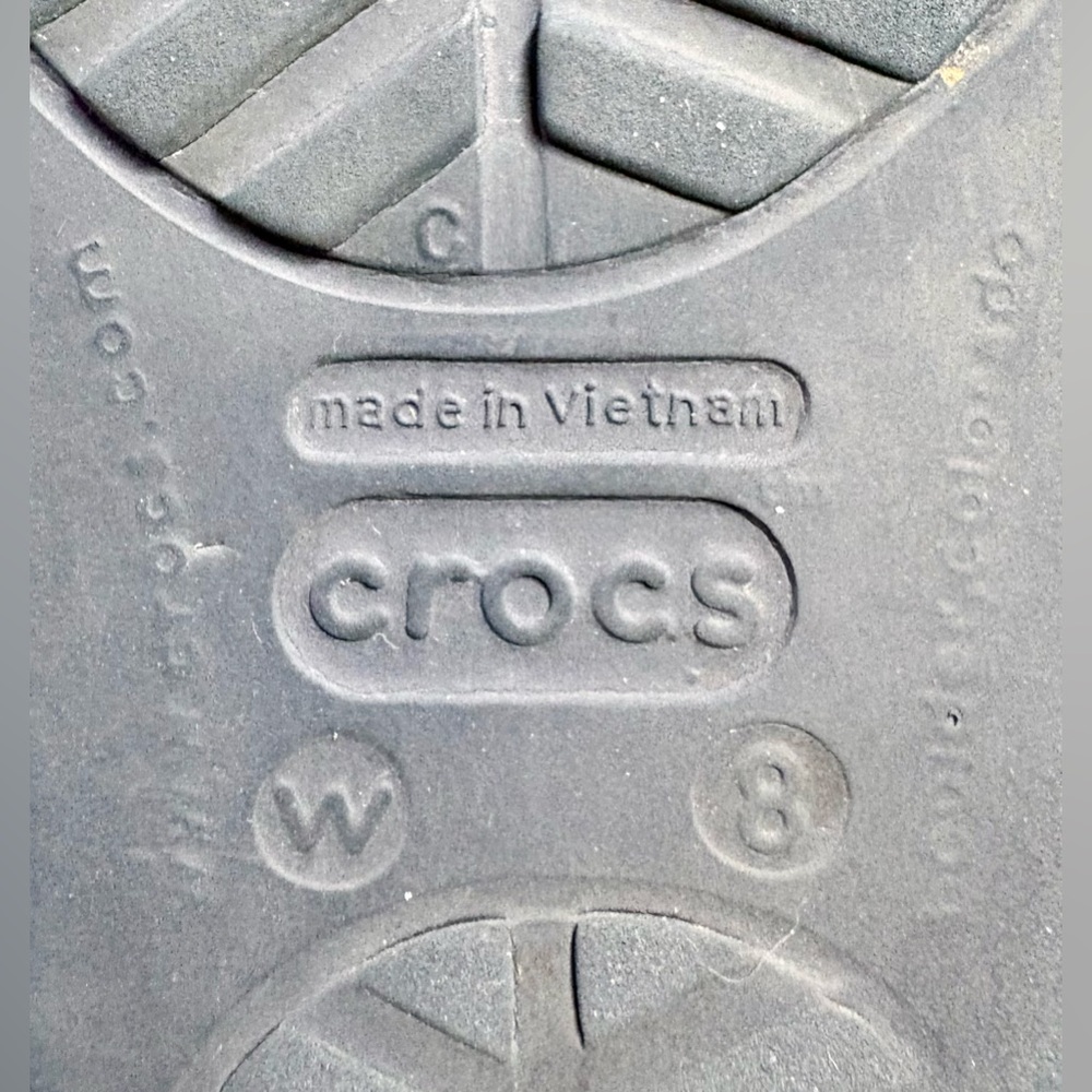 Women’s Crocs Sanrah Circle Slide Sandals - size 8 - Navy - Picture 5 of 5